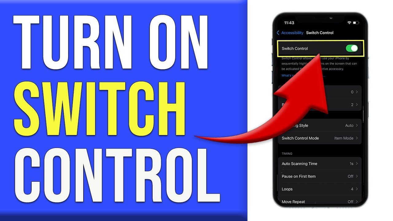 How To Turn On Switch Control On iPhone (How To Enable/Set Up Switch Control On iPhone)