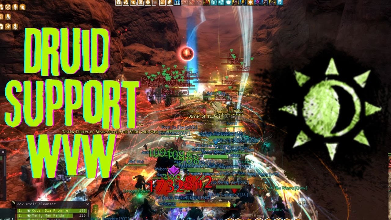 GW2 WvW - Support DRUID Zerg Battle Medic - Healing and Cleansing Power (POV Reset 3rd Nov. 2023)