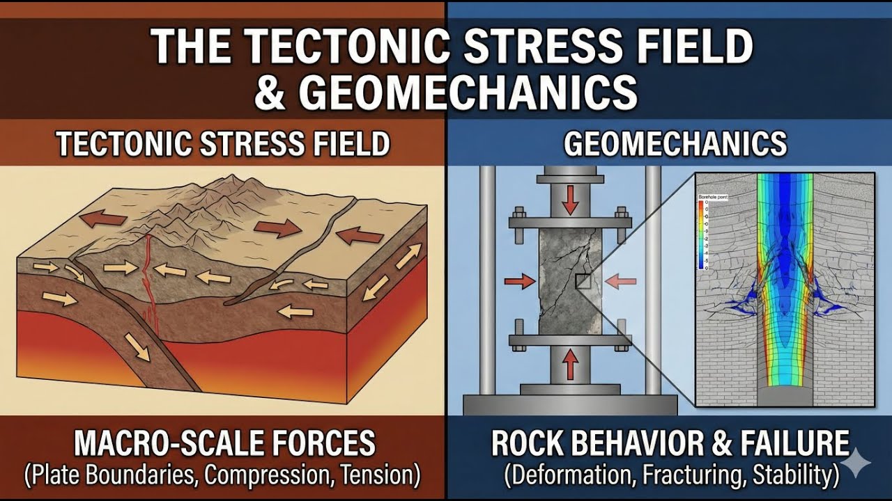 Tectonic Stress & Reservoir Geomechanics Explained | Faults, Wellbore Stability & Pore Pressure