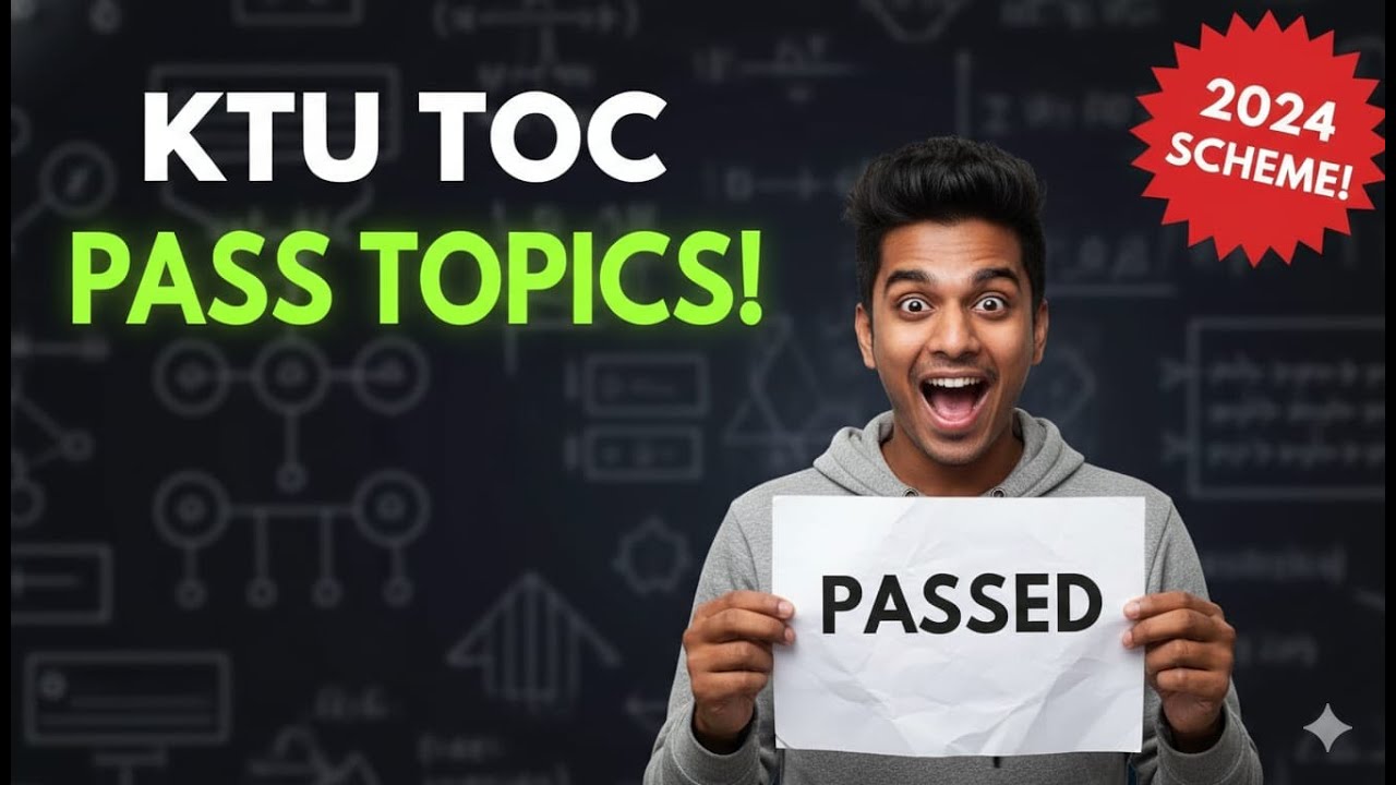 Theory of Computation PASS TOPICS 2024 scheme (s3)