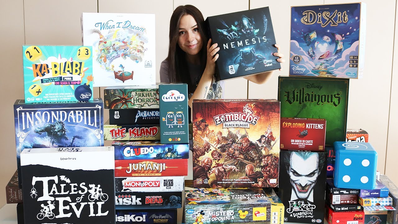 LA MIA COLLEZIONE DI GIOCHI DA TAVOLO