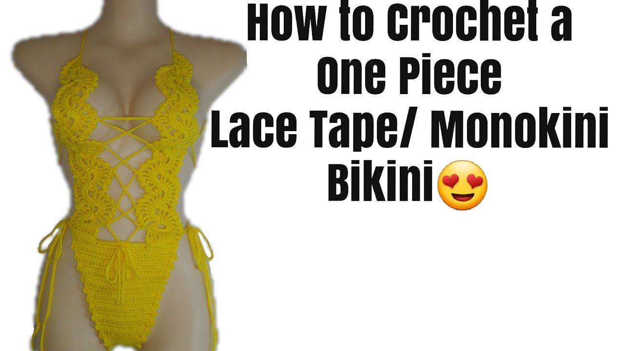 How to Crochet Monokini One-piece Lace/ Bikini