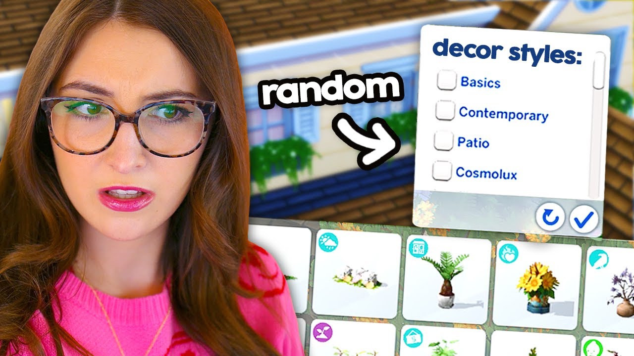 the sims 4 but every room is a different *DECOR STYLE*