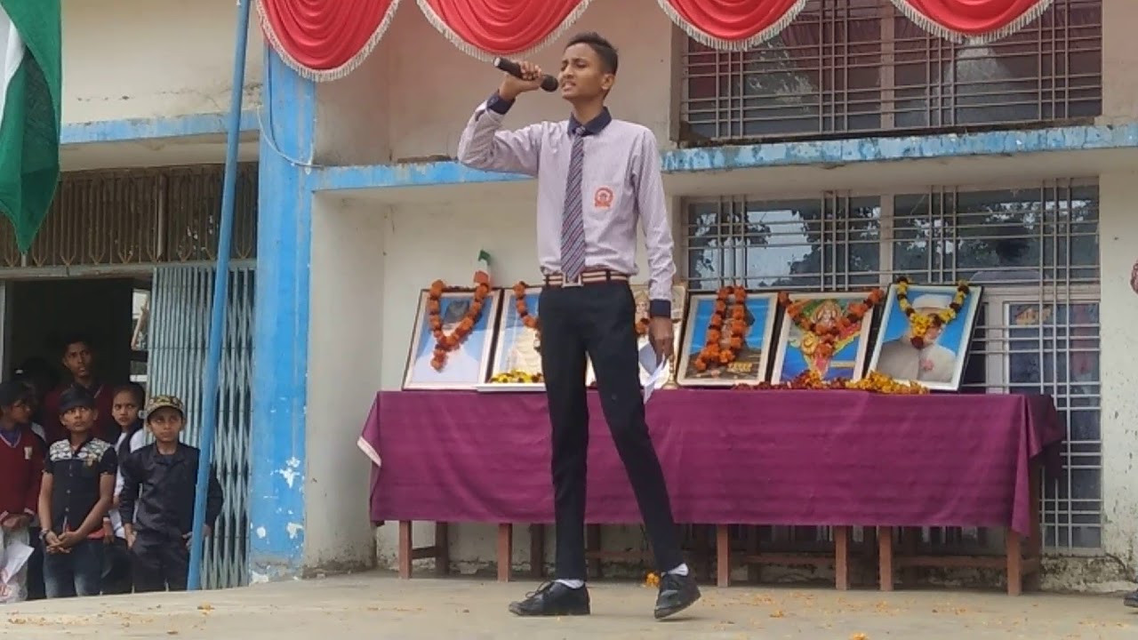 On the 70th republic day once again  beautiful performance had given by VIVEK at ss public haliyapur