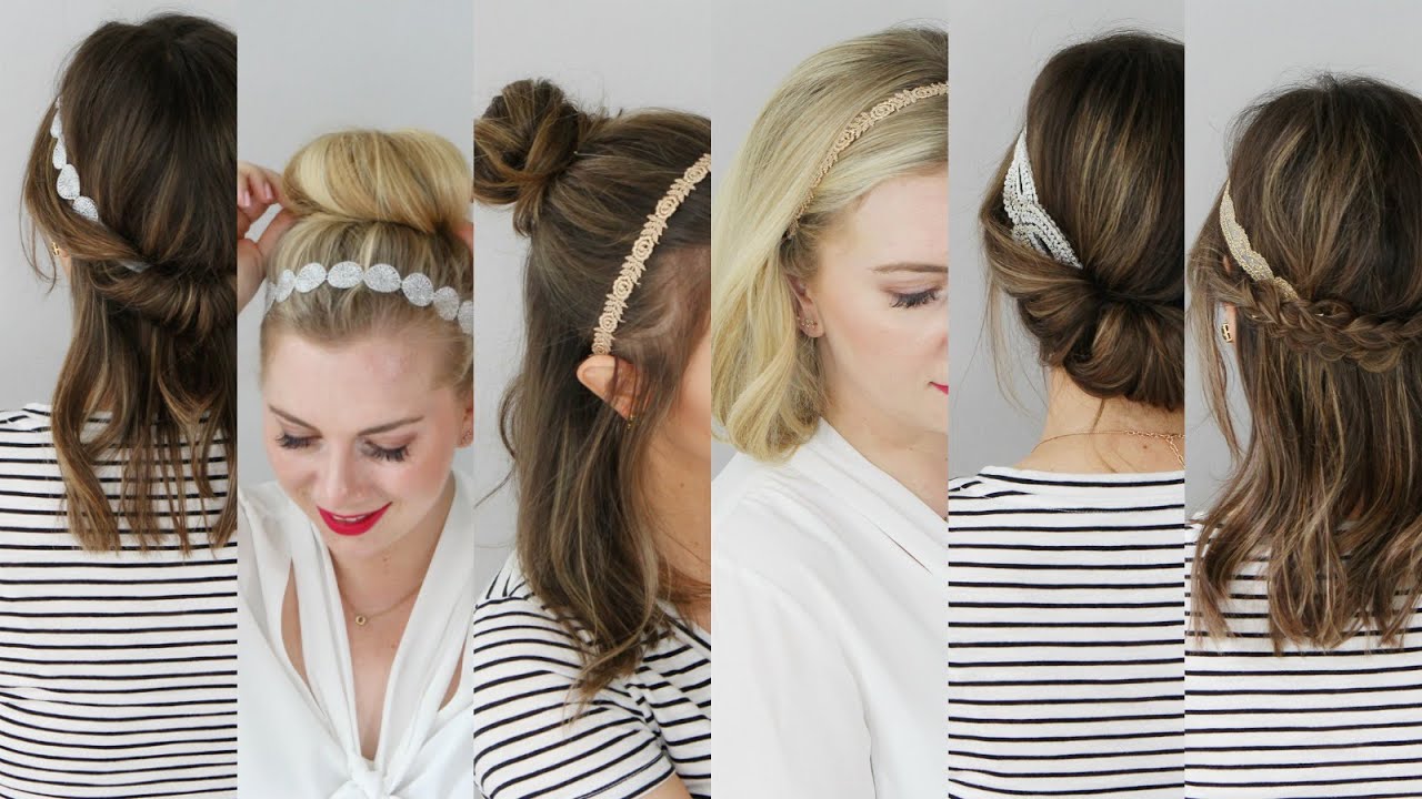 6 Hairstyles with Lace Headbands