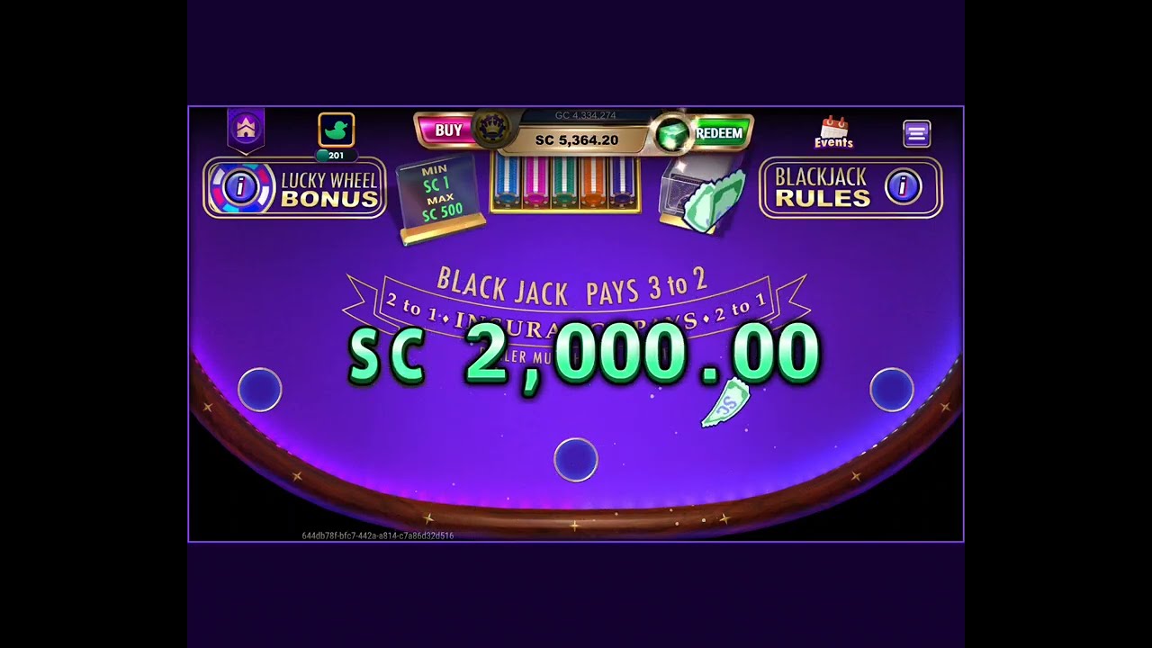 Luckyland Degenerate gambling. $500 blackjack hands and $100 slot spins