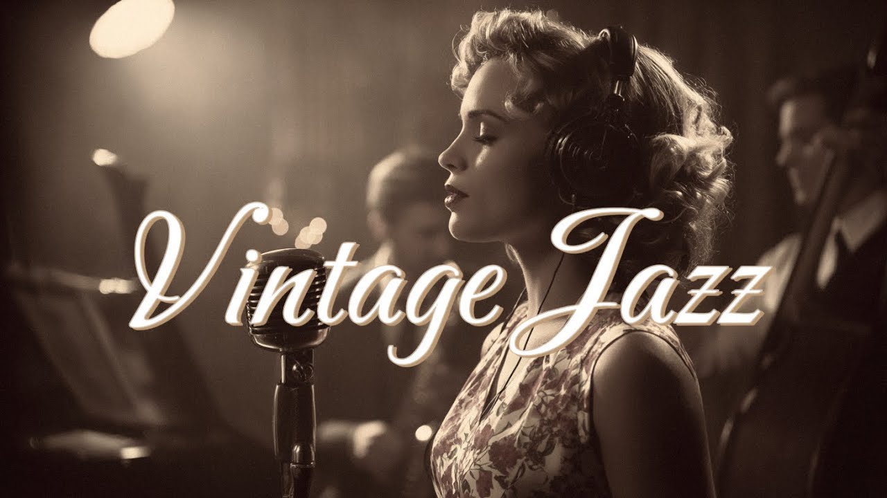 1950s Jazz Lounge | Romantic Vintage Music & Smooth Female Vocals | Relaxing Evening Jazz Ambience