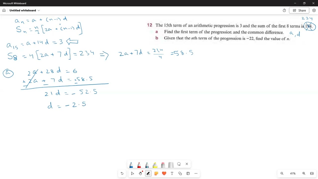 Q12 Chapter 11 Add Math Sue Pemberton 3rd edition | Past Paper Questions | IGCSE
