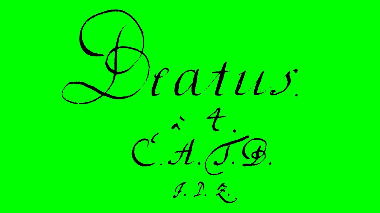 ZELENKA | Beatus à 4. C. A. T. B. in A minor, ZWV 75 {Autograph score} 1725