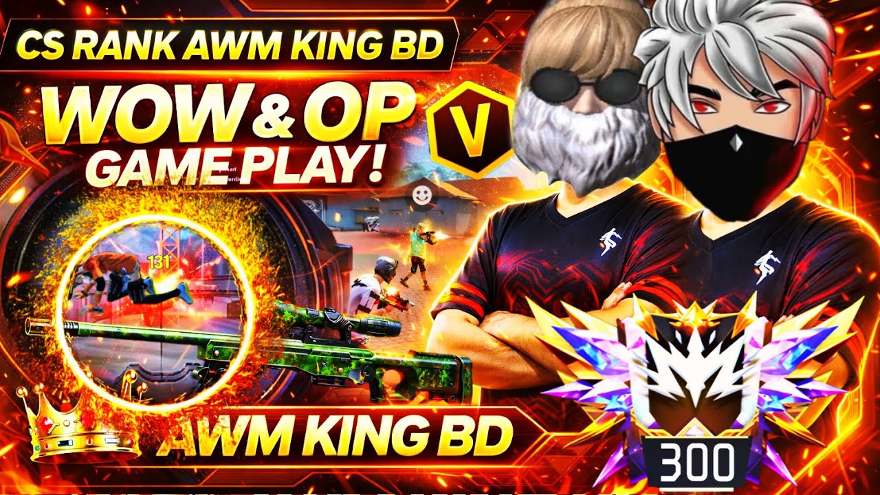 CS rank AWM King BD||OP game play #rajuvai #rajuvai  
