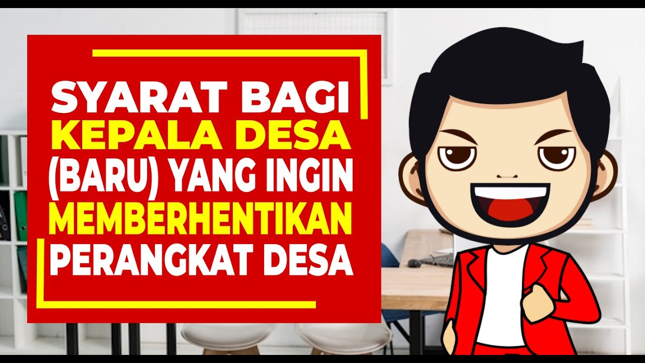 SYARAT YANG BISA DIGUNAKAN KEP4L4 D3S4 (BARU) M3MB3RH3NT1K4N P3R4NGK4T D3S4 | TAHUN 2020
