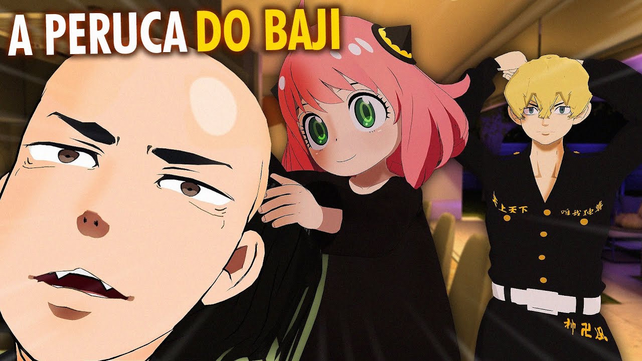 Anya e Chifuyu queimam a Peruca do Baji em Tokyo Revengers Vr