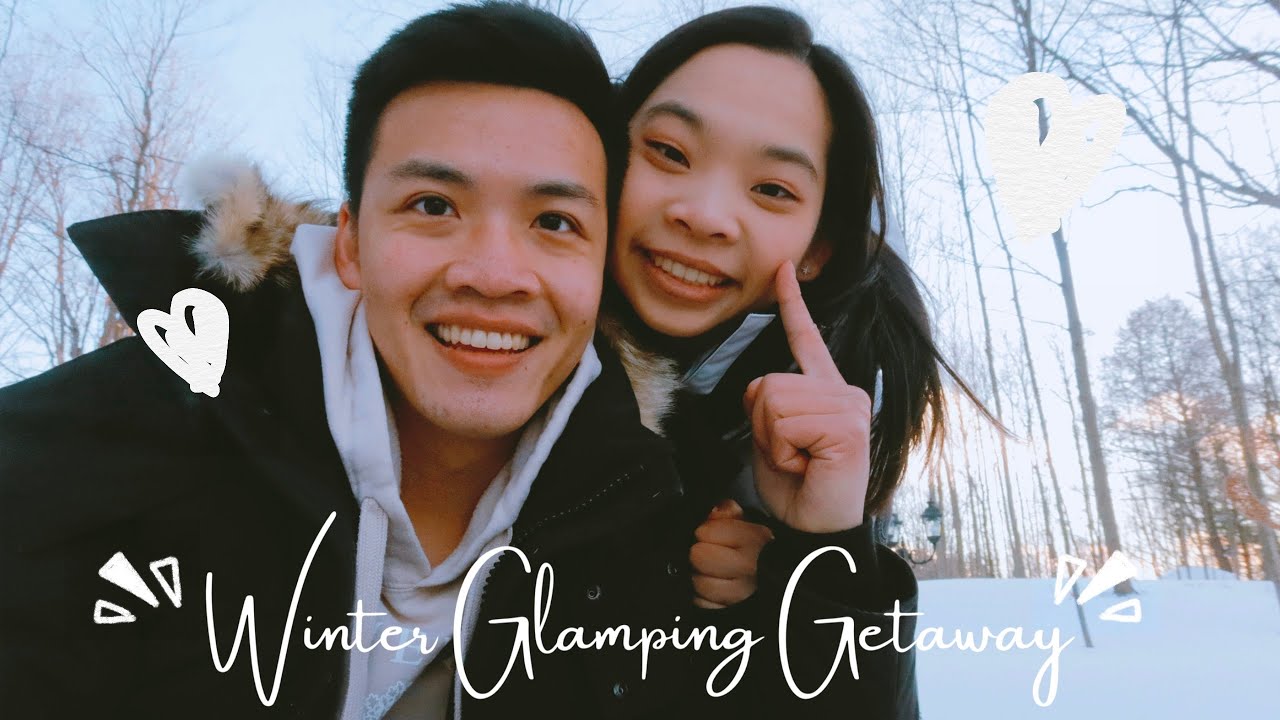 H&A Vlog | Our Winter Glamping Getaway ⛺️ | 冬季豪华露营初体验