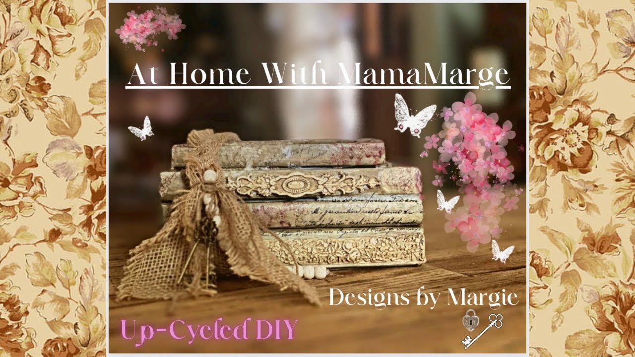 How I DIY’d vintage art with IOD Moulds, decoupage & books