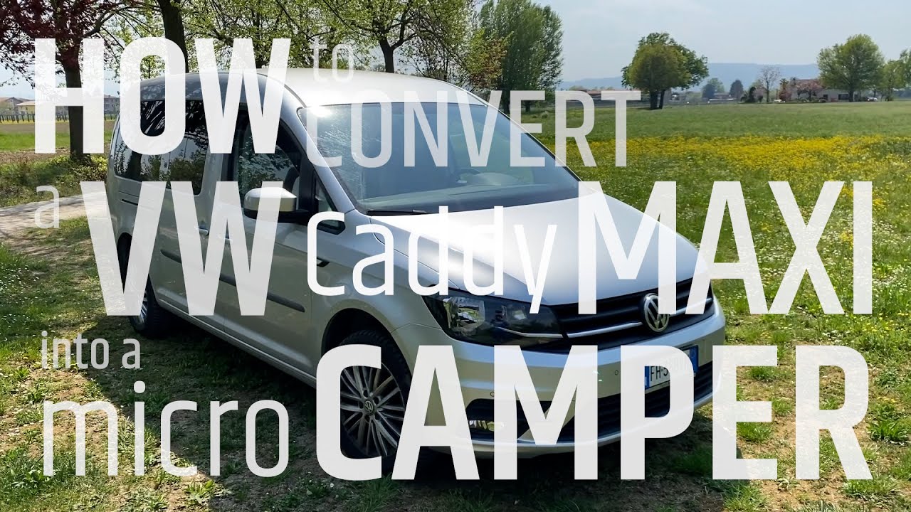 WV Caddy camper conversion • from 7 SEATS to DOUBLE BAD