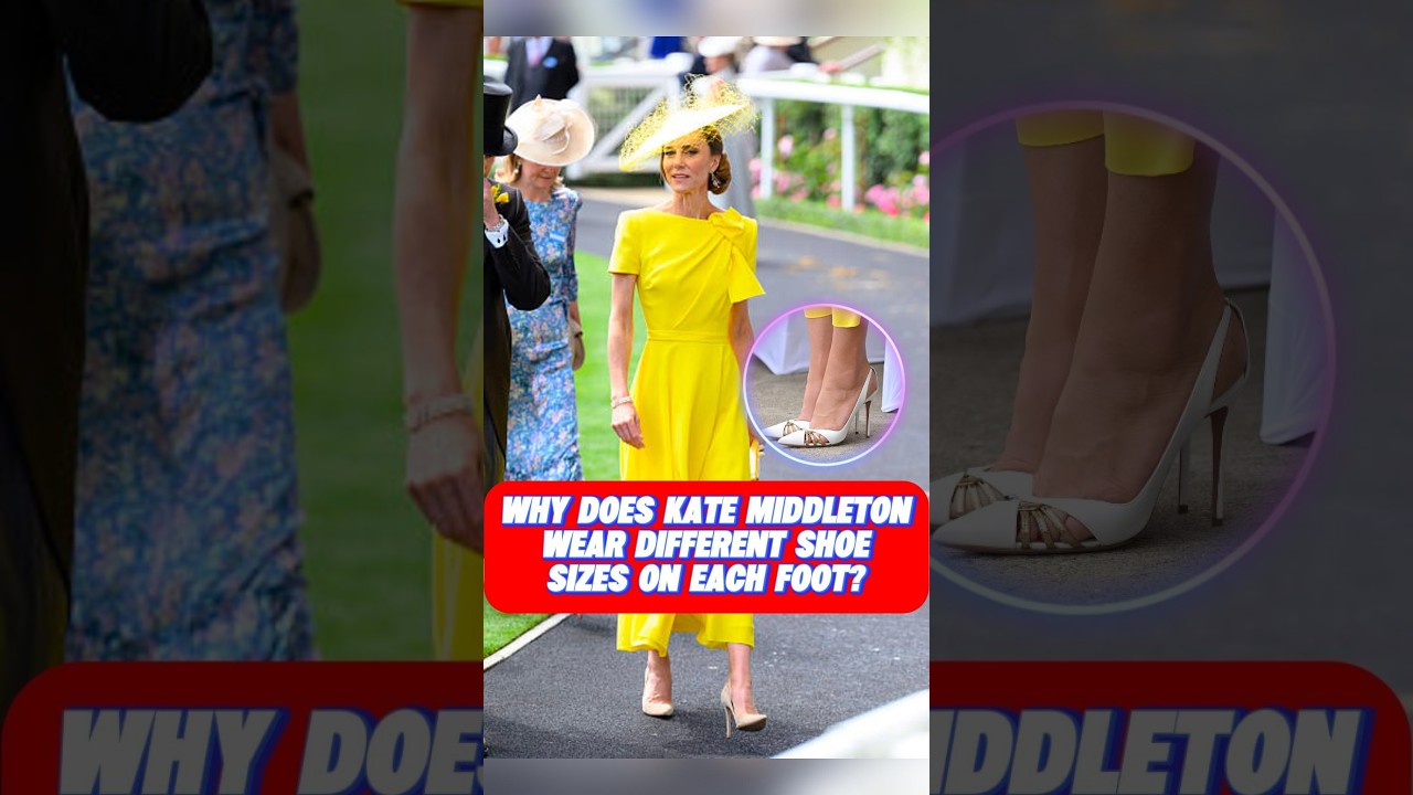 Kate Middleton: Warum tr&auml;gt sie angeblich zwei verschiedene Schuhgr&ouml;&szlig;en? 👑 #royalfamily #news