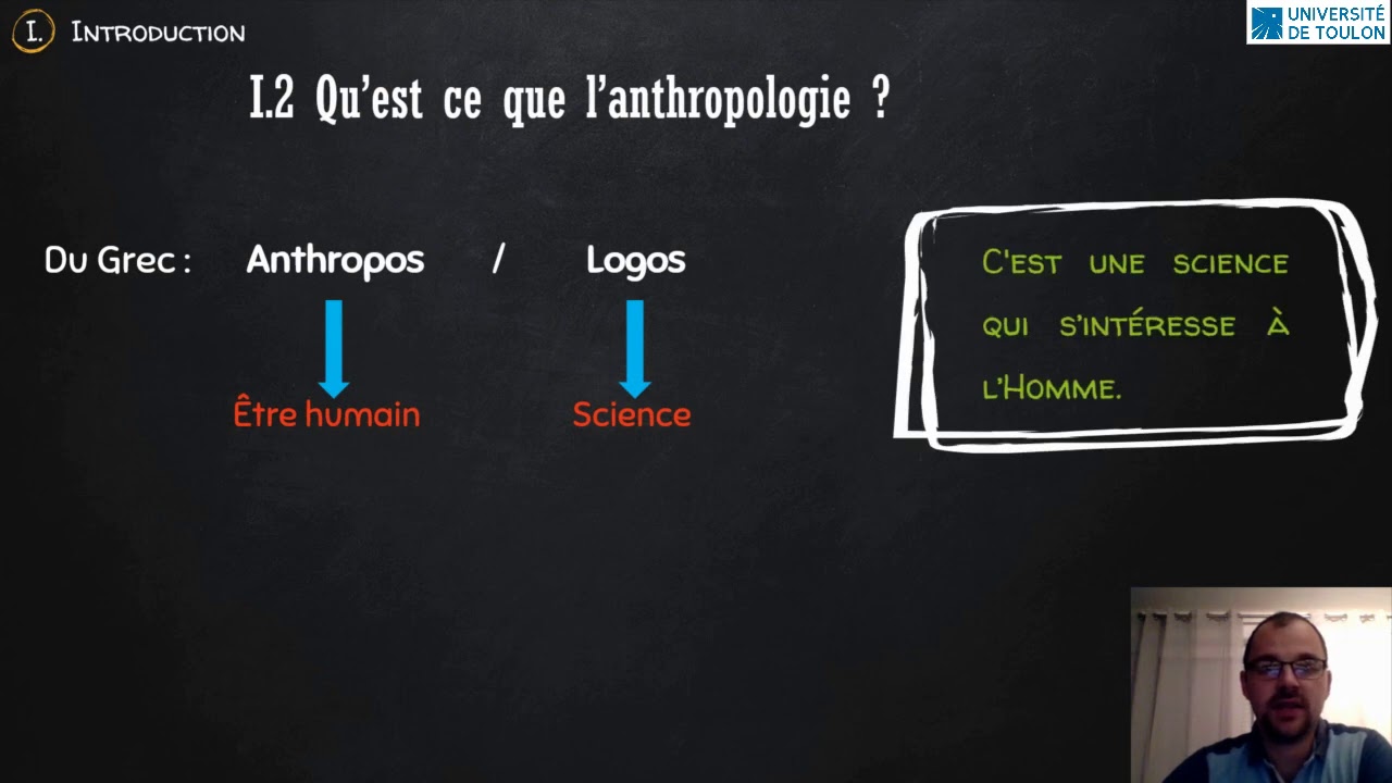 Qu'est ce que l'anthropologie?