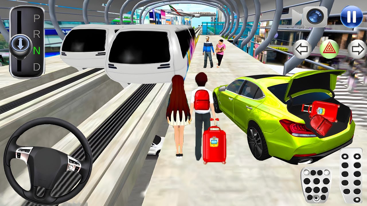 🎁 From Gift Box to Metro Journey 🚗 | Car Driving, Dog Surprise & Train Ride | 3D Driving Game Story