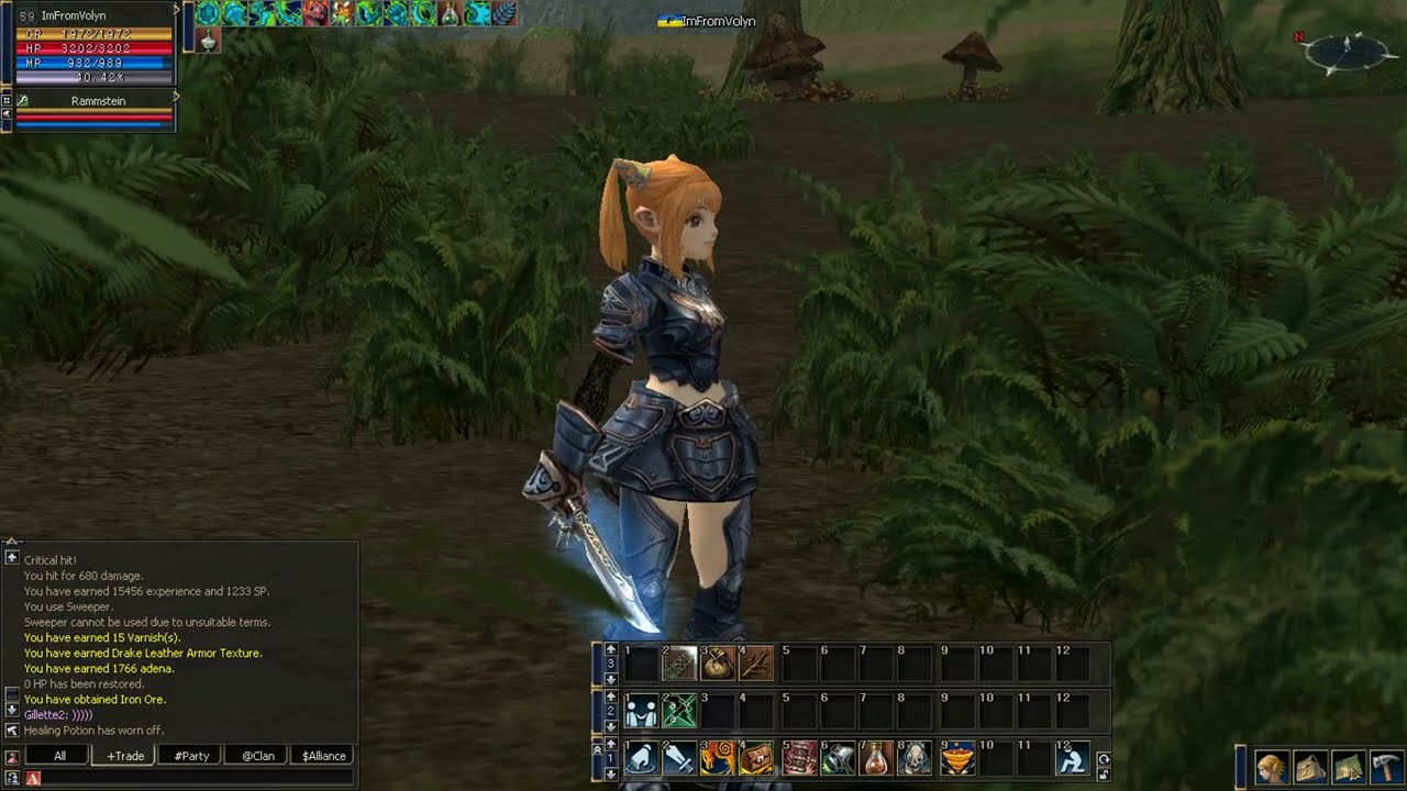 Lineage 2 gameplay interlude.Good spot for Bounty Hunter 50-60 lvl