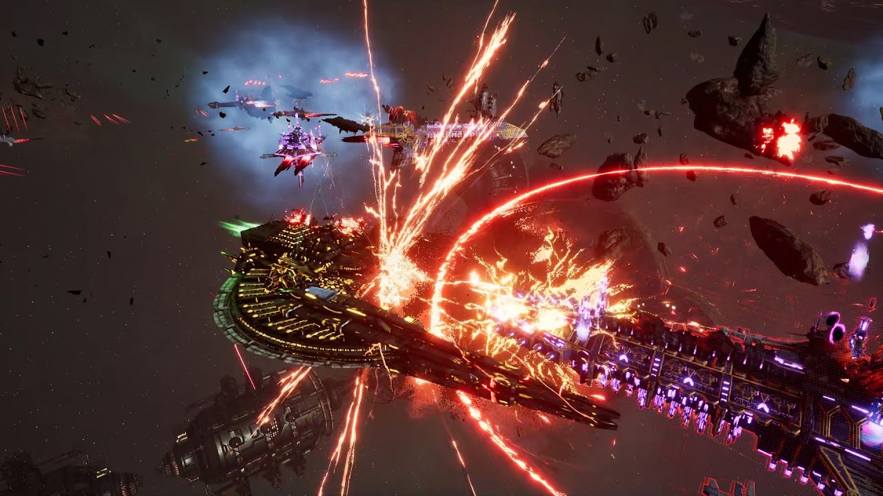 Skalgrim Mod - Nyadra'zathas - Necrons vs Chaos - Battlefleet Gothic Armada 2