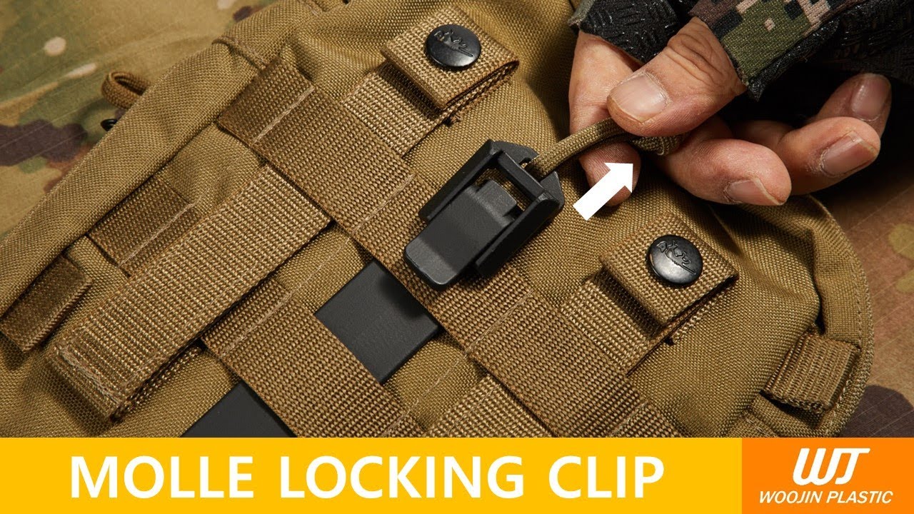 Woojin Plastic_Molle Locking Clip_Woojin Buckle_우진 프라스틱_Molle clip