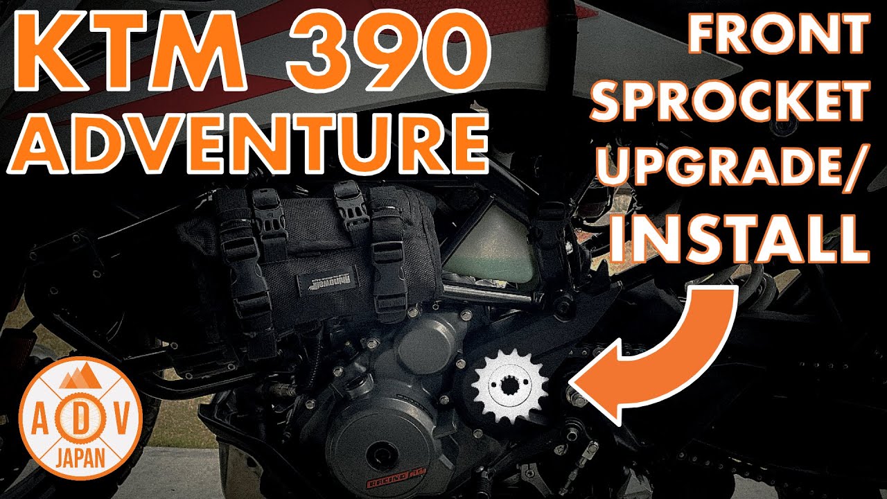 #18 - KTM 390 Adventure | Front 14t Sprocket Upgrade