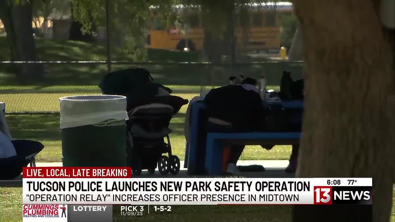 Tucson Police tackle crime at midtown parks with Operation Relay