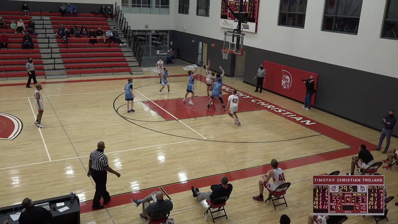 Timothy Christian Boys Varsity Basketball vs Nazareth Academy