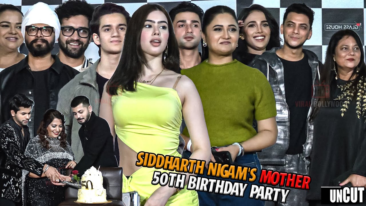 UNCUT - Siddharth Nigam's Mother 50th Birthday Party | Rashami, Vishal, Riva Arora, Ayaan Zubair