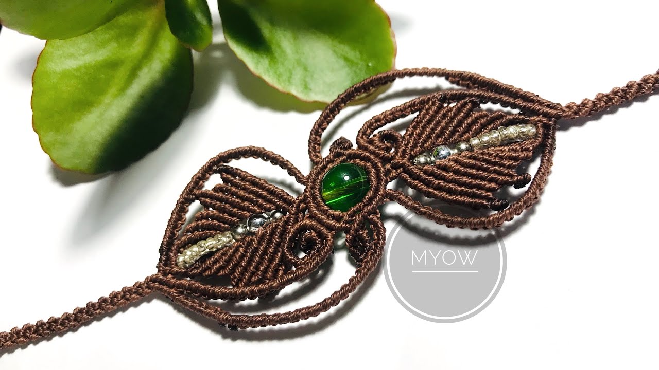 MACRAME LEAF BRACELET- MYOW 449