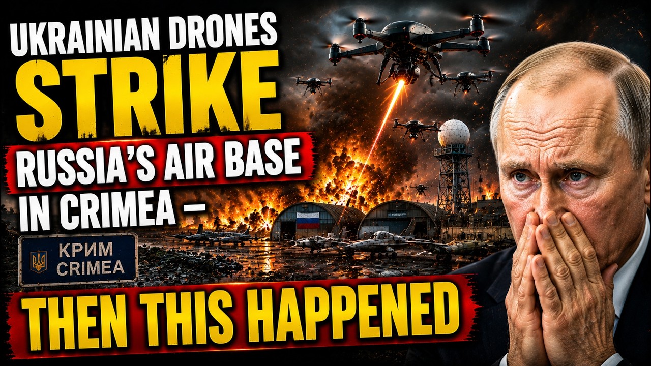 Ukrainian Drones STRIKE Russia's Air Base in Crimea &mdash; Then THIS Happened