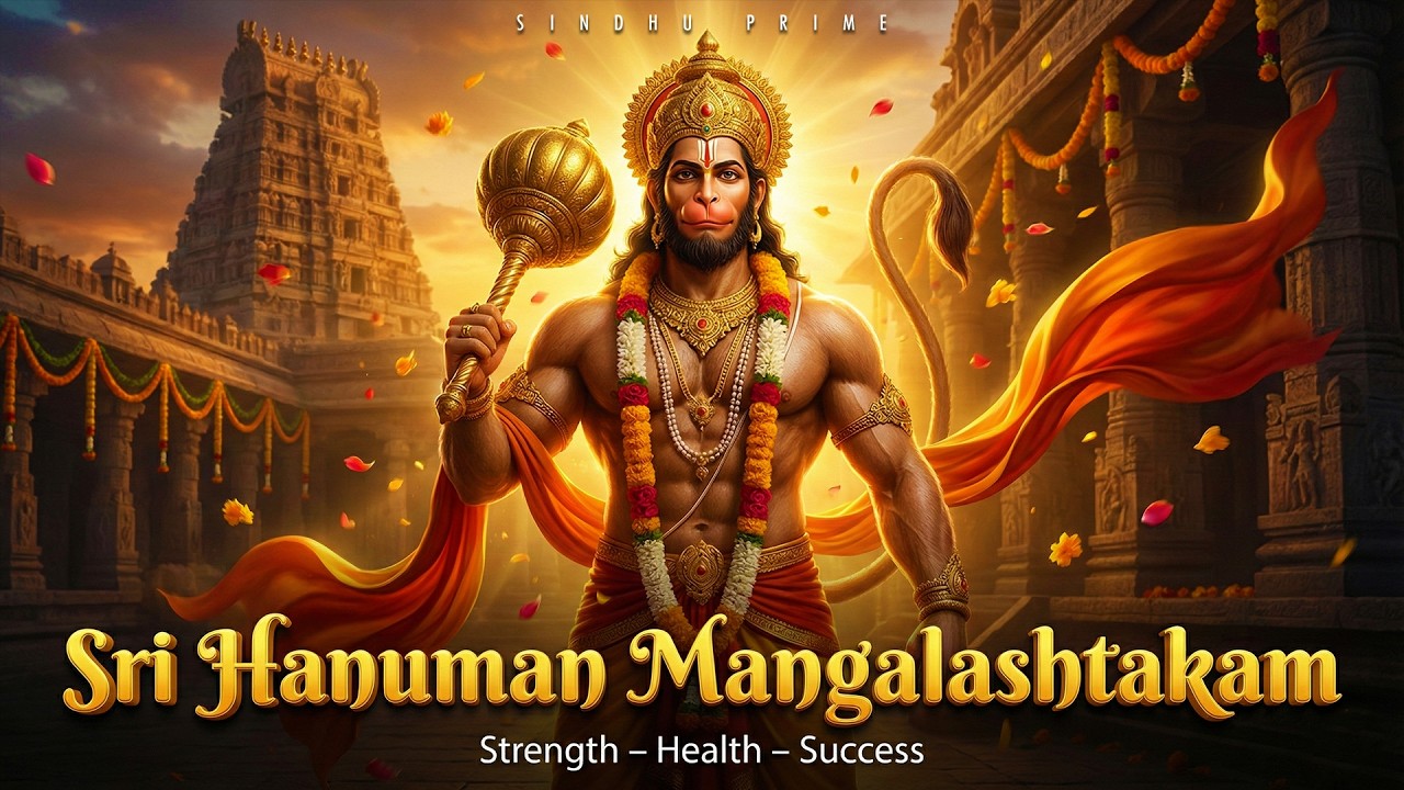 Hanuman Mangalashtakam | Powerful Anjaneya Swamy Songs | Lord Hanuman Devotional
