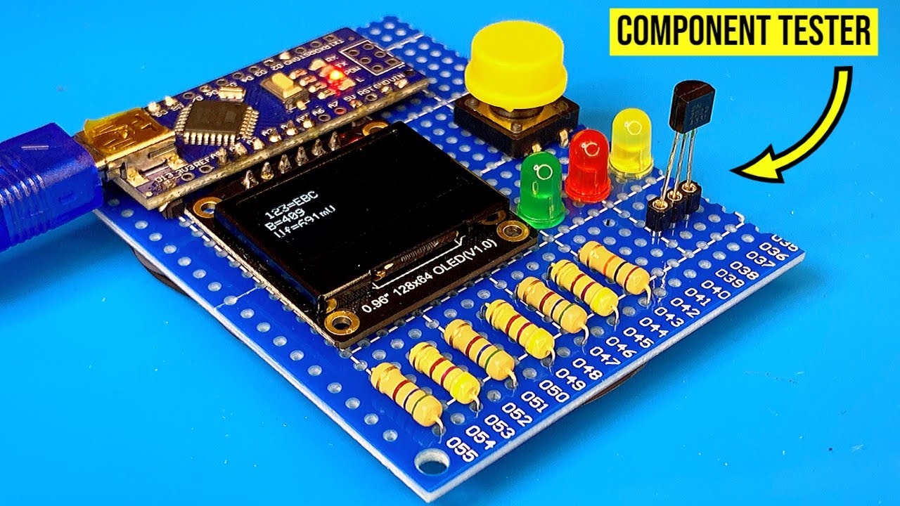 c&oacute;mo hacer un probador de componentes electr&oacute;nicos, usando Arduino nano, dfrobot