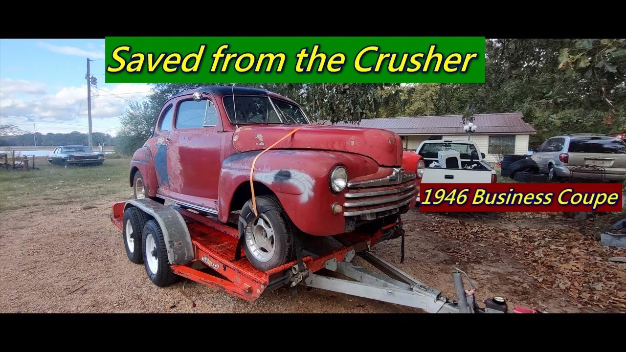 Ford Business Coupe 1946 года. Дворовое искусство или уличная фотография. Эпизод 595