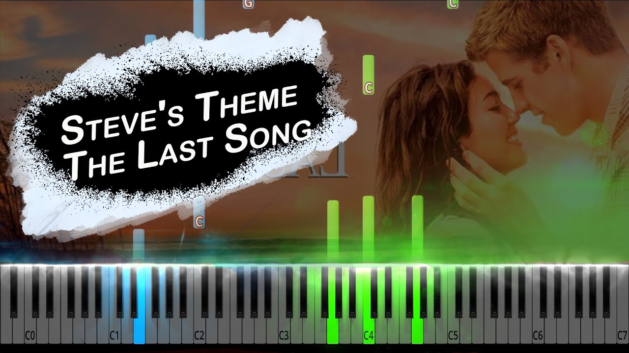 Steve's Theme (From The Last Song) Piano Tutorial