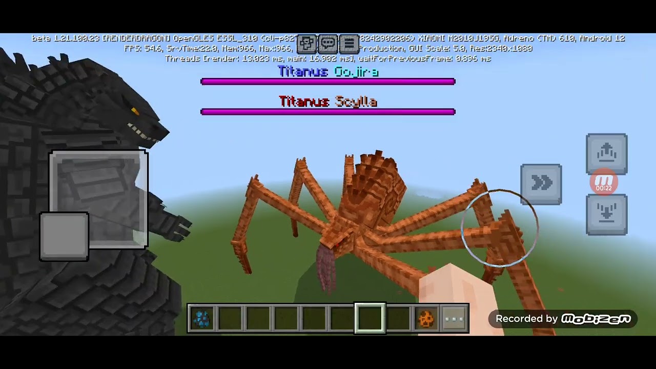 Minecraf Godzilla vs Scylla who win?