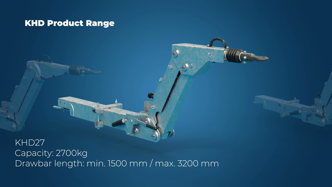 KNOTT height adjustable drawbar KHD