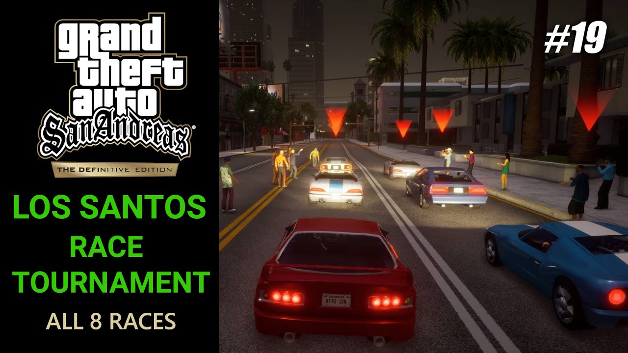 GTA San Andreas Definitive Edition - Los Santos Race Tournament [1440p]