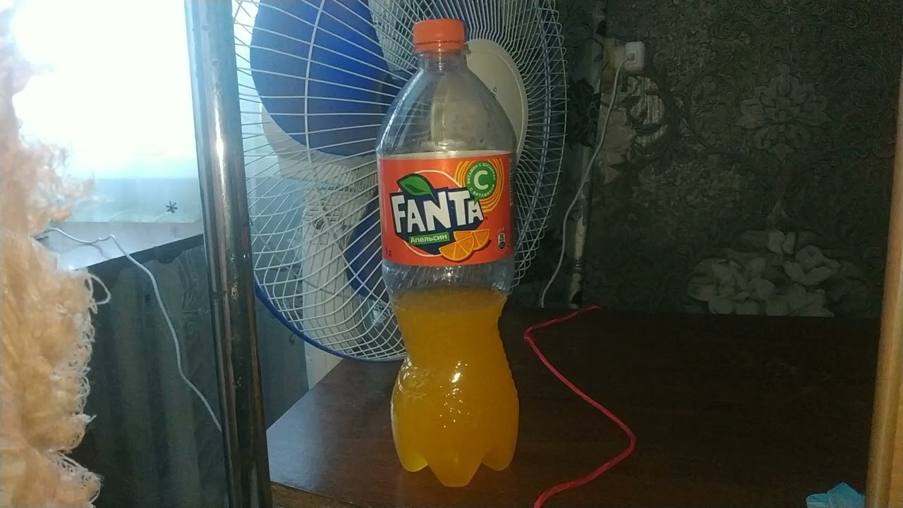 Fanta Апельсин Сильногазированный 1л 