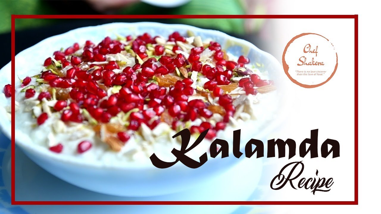 Kalamda/ Kalamra - Bohri sweet/dessert - Bohri Cuisine