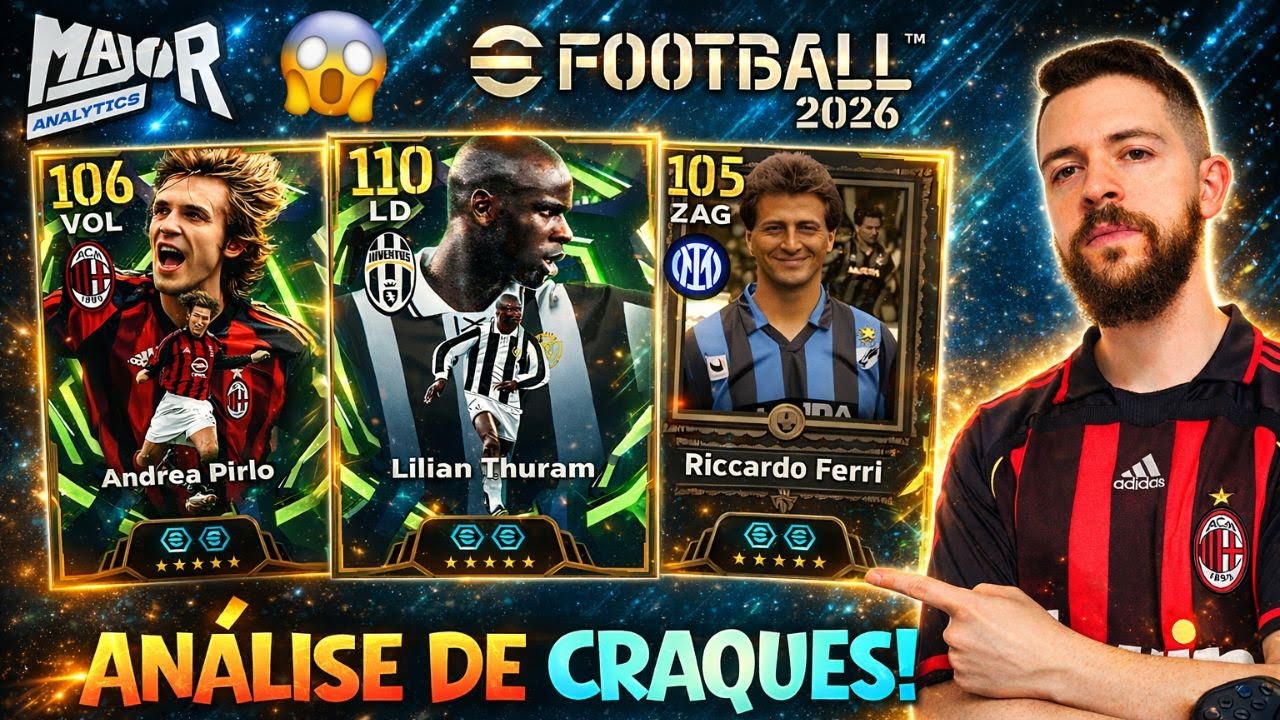 PIRLO, THURAM e FERRI SÃO META? 🔥 Análise COMPLETA Pós-Lançamento | eFootball 2026