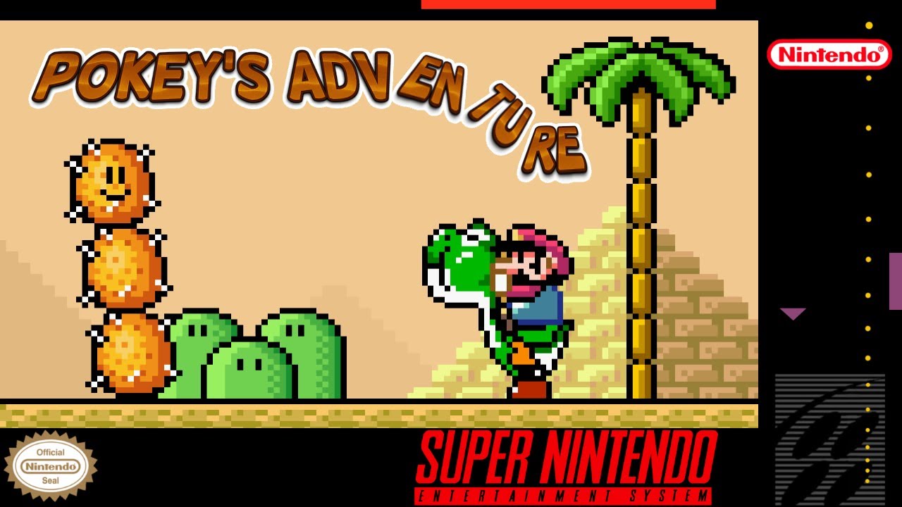 Pokey's Adventure / Complete Playthrough (100%) / Super Mario World Hack