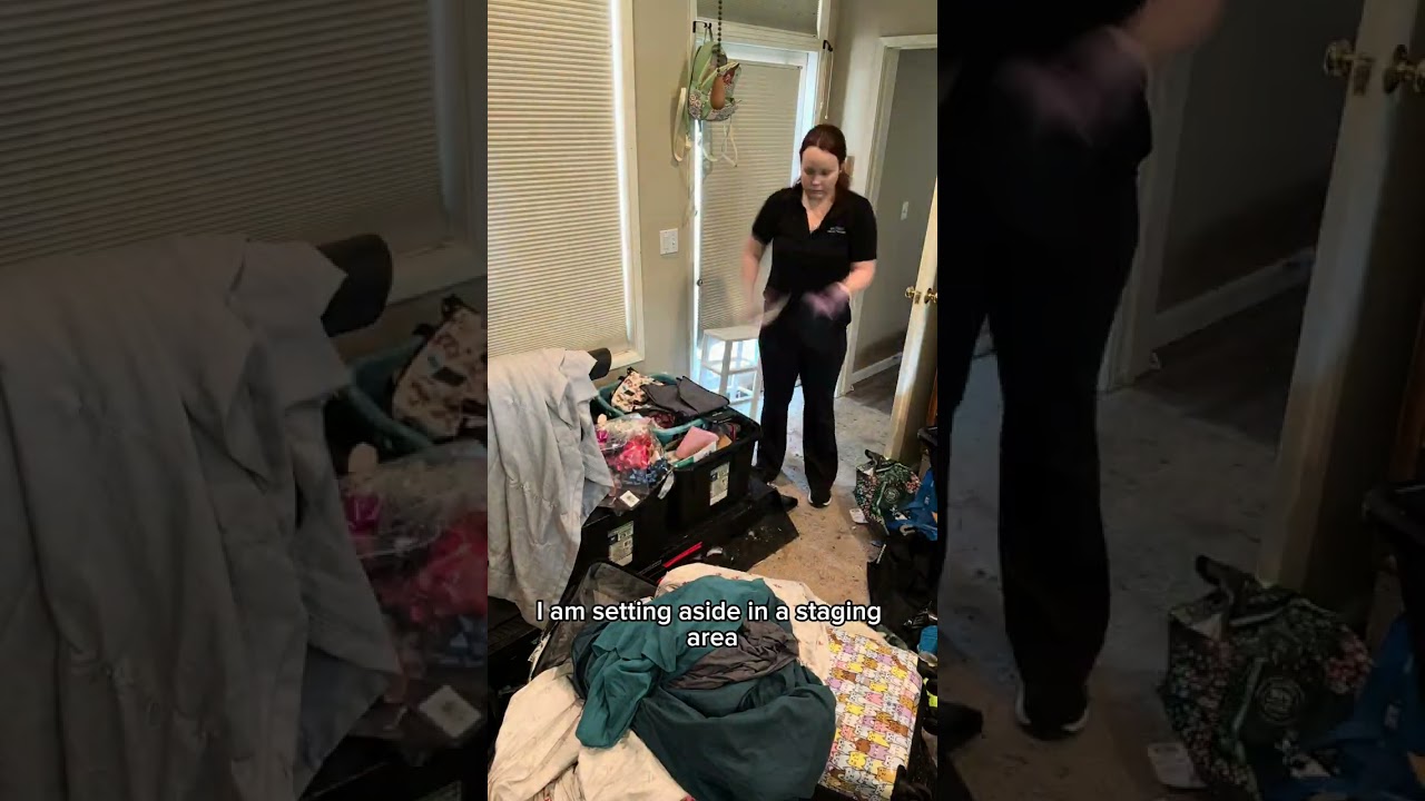 DeclutterCore&trade; Part 1 Massive Clothing Declutter  | 16 Trash Bags of Clutter Gone