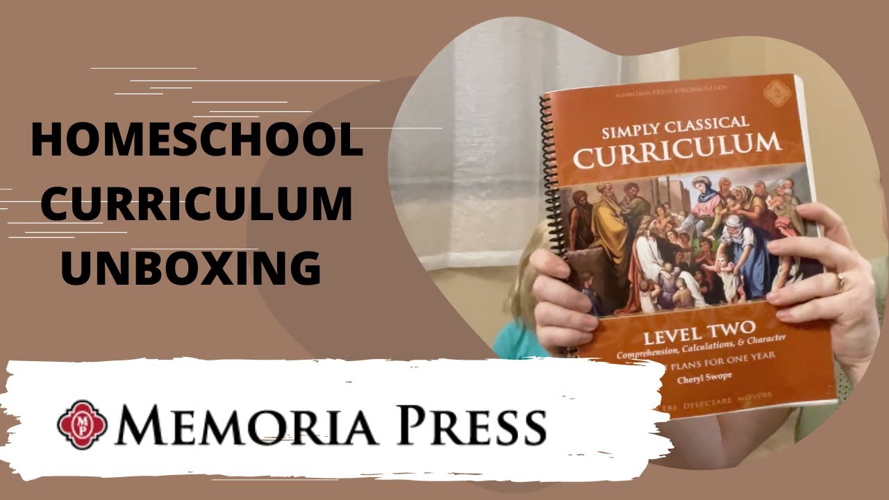 Распаковка учебной программы для домашнего обучения уровня 2 от Memoria Press Simply Classical