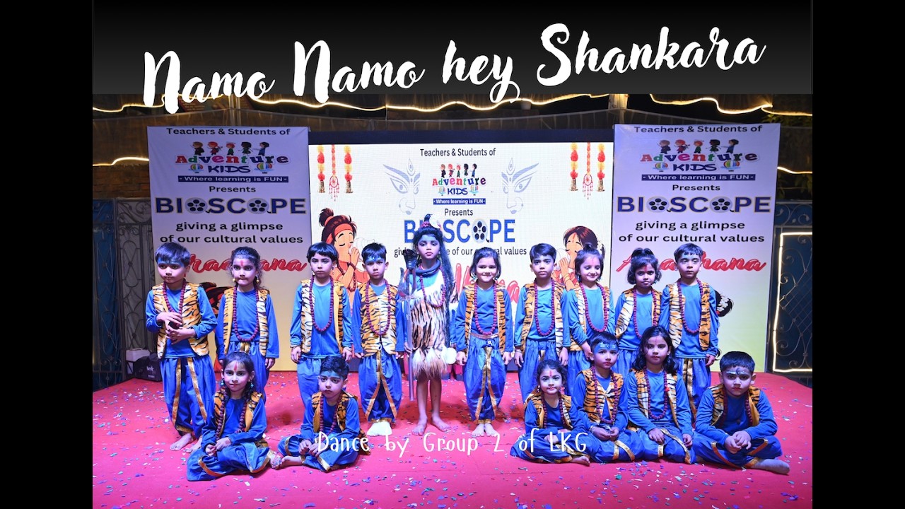 Heart Warming dance by Group 1 of UKG students, Adventure Kids, Gwalior.