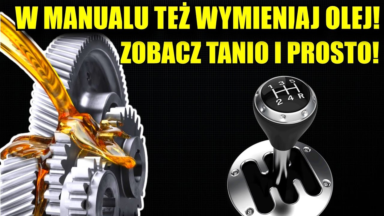 Wymiana oleju w skrzyni bieg&oacute;w manualnej! TAK TAM TEŻ SIĘ WYMIENIA OLEJ! Prosta robota dla laika!