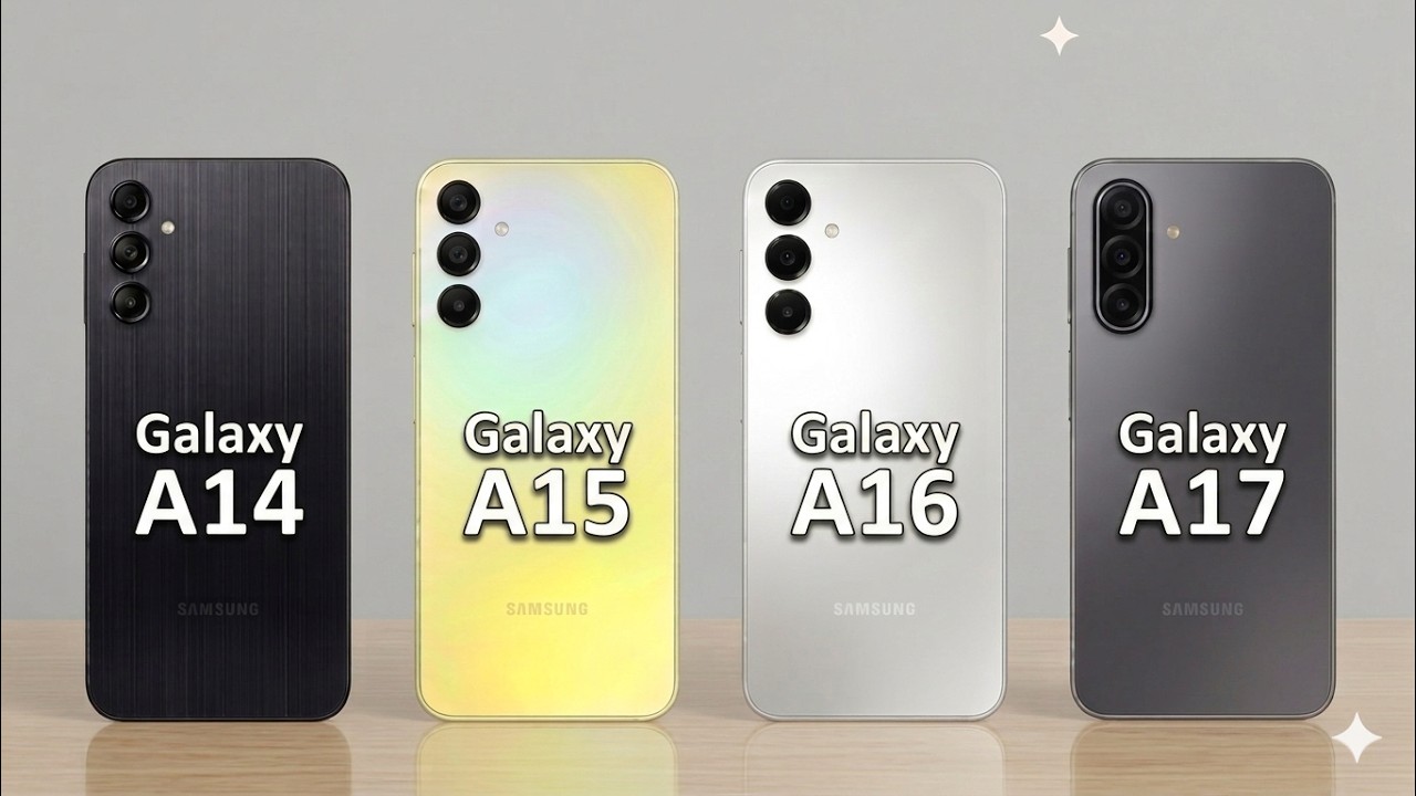 Samsung Galaxy A14 5G vs A15 5G vs A16 5G vs A17 5G | Full Comparison