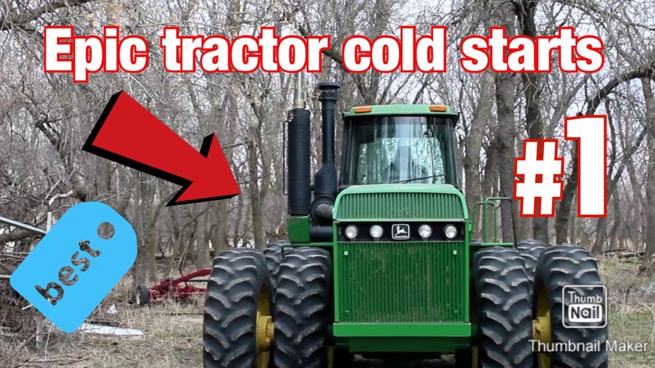 Epic Tractor Cold Start Compilation
