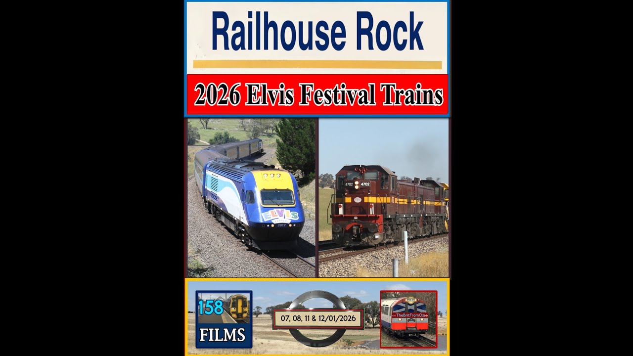 158F: Railhouse Rock - 2026 Elvis Festival Trains (07-12/01/26)