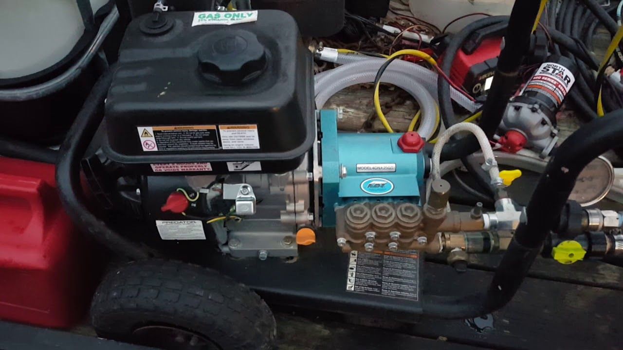A Update on my gas pressure washer with a CAT PUMP